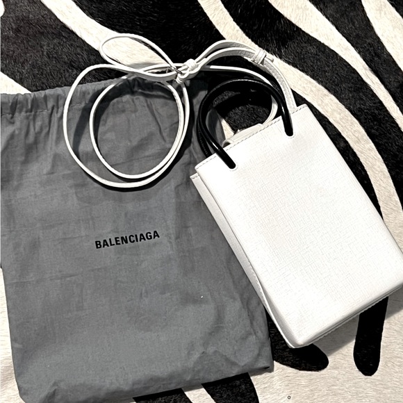 Balenciaga XXS Shopping Leather Phone Holder - Picture 3 of 6